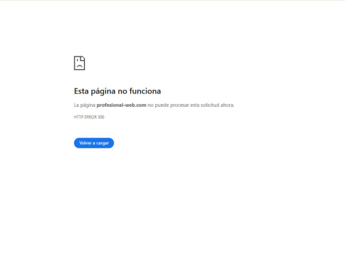 Ayuda error de servidor